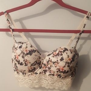 😄👌❣5 for $25 printed flower push up lace bra